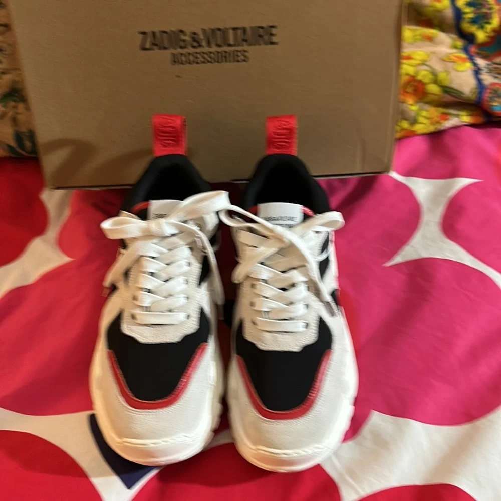 Zadig&Voltaire Future Leo Printed Sneakers - Picture 6 of 8